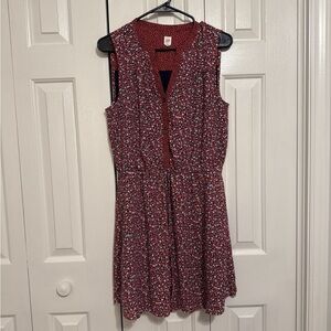 GAP Pink and Navy Floral Dress